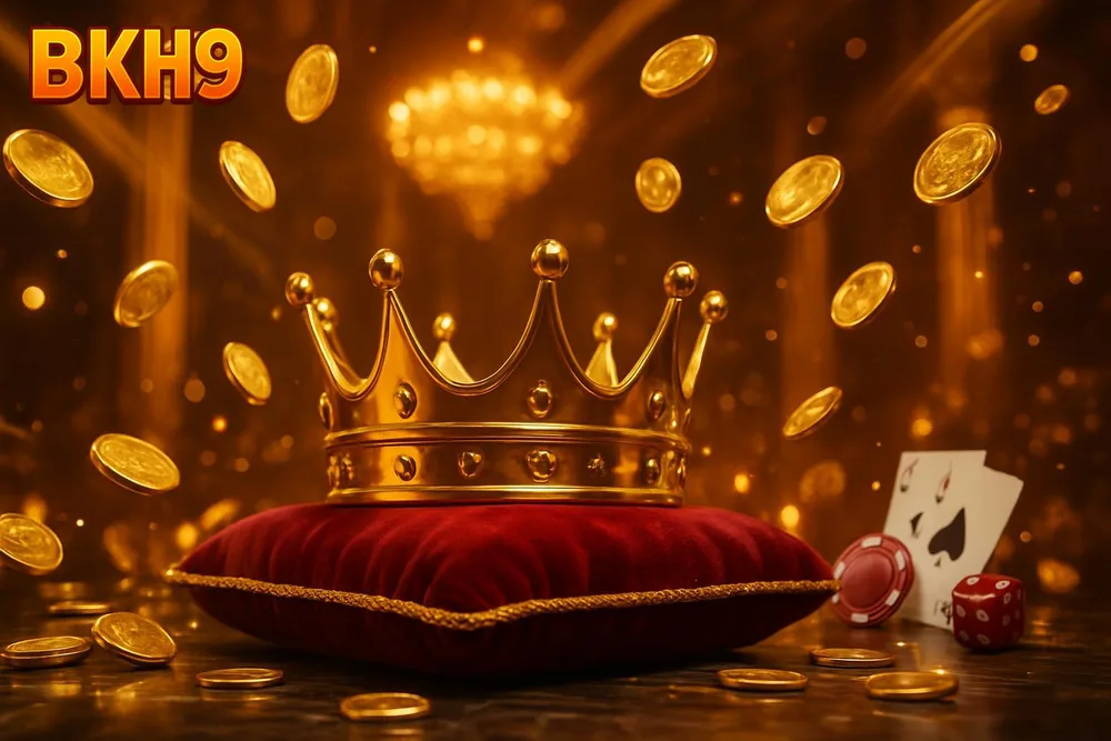 BKH9 online casino Bangladesh โ golden crown on cushion amid falling coins in marble hall BKH9 online casino Bangladesh โ golden crown on cushion amid falling coins in marble hall